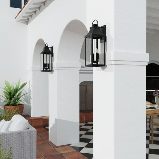 Capital Bradford Outdoor Wall Lantern Black