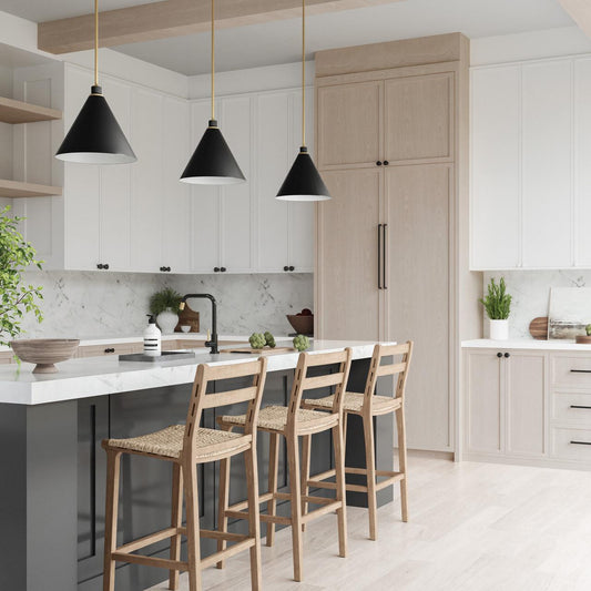 Capital Bradley Pendant Aged Brass and White