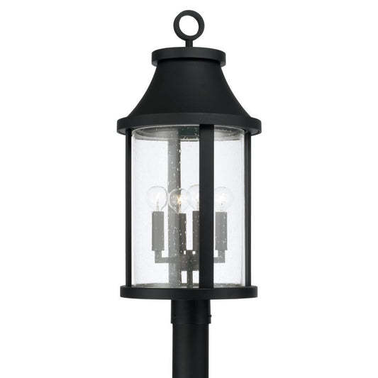 Capital Bridger Outdoor Post Lantern Black