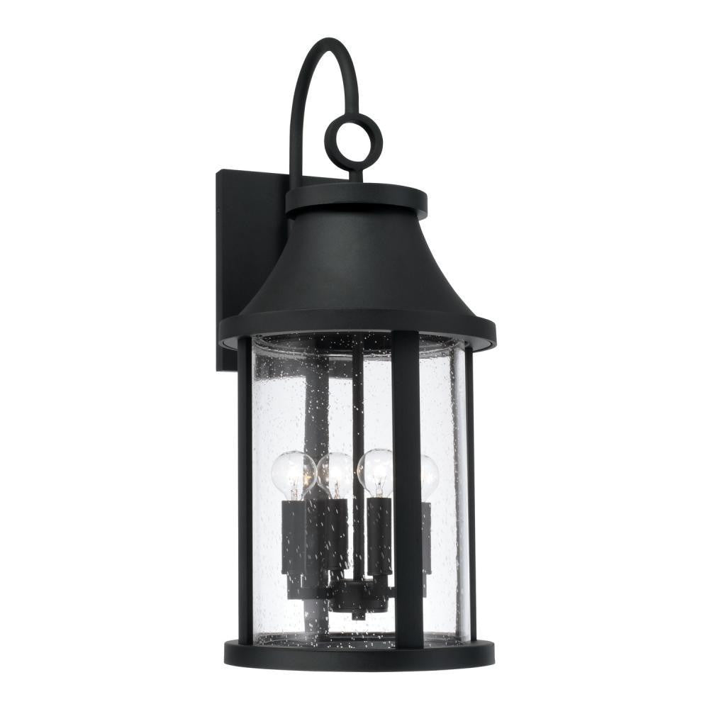 Capital Bridger Outdoor Wall Lantern Black