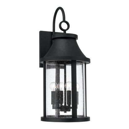 Capital Bridger Outdoor Wall Lantern Black