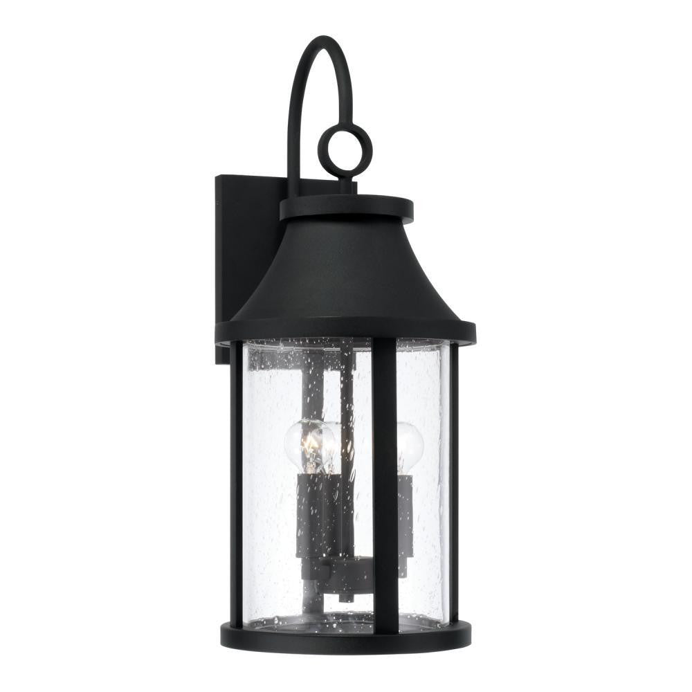 Capital Bridger Outdoor Wall Lantern Black