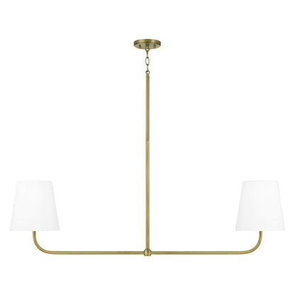 Capital Brody Linear Chandelier Aged Brass