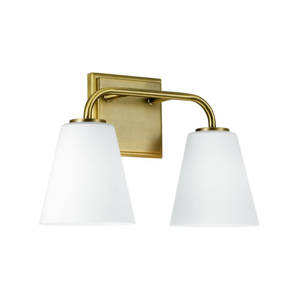 Capital Brody Vanity Light Aged Brass