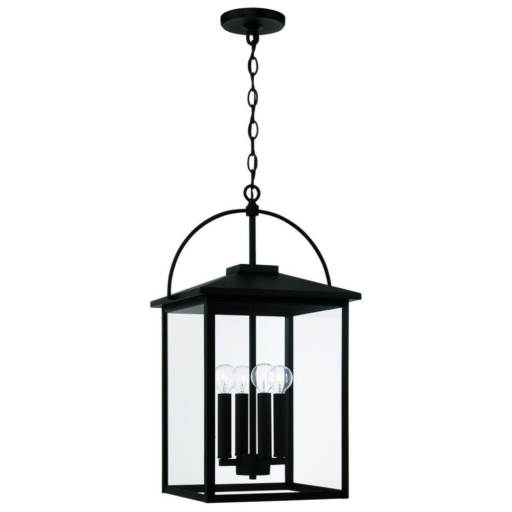 Capital Bryson Outdoor Hanging Lantern Black