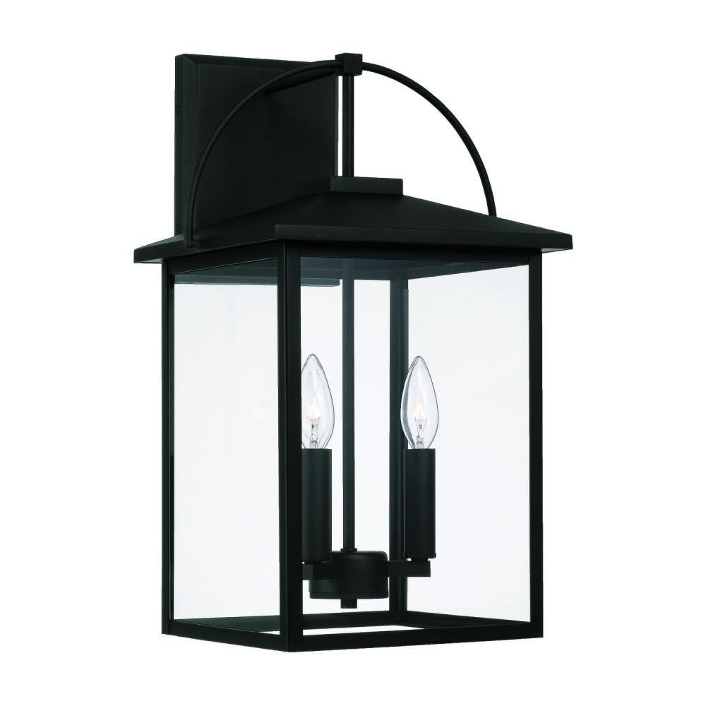 Capital Bryson Outdoor Wall Lantern Black