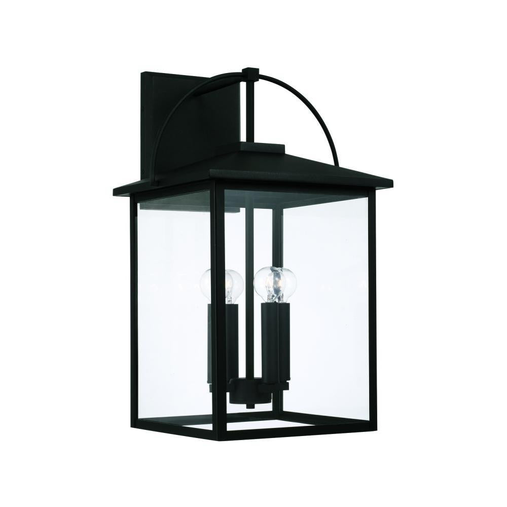 Capital Bryson Outdoor Wall Lantern Black