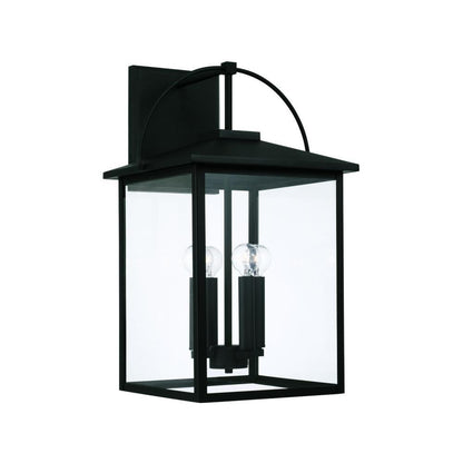 Capital Bryson Outdoor Wall Lantern Black