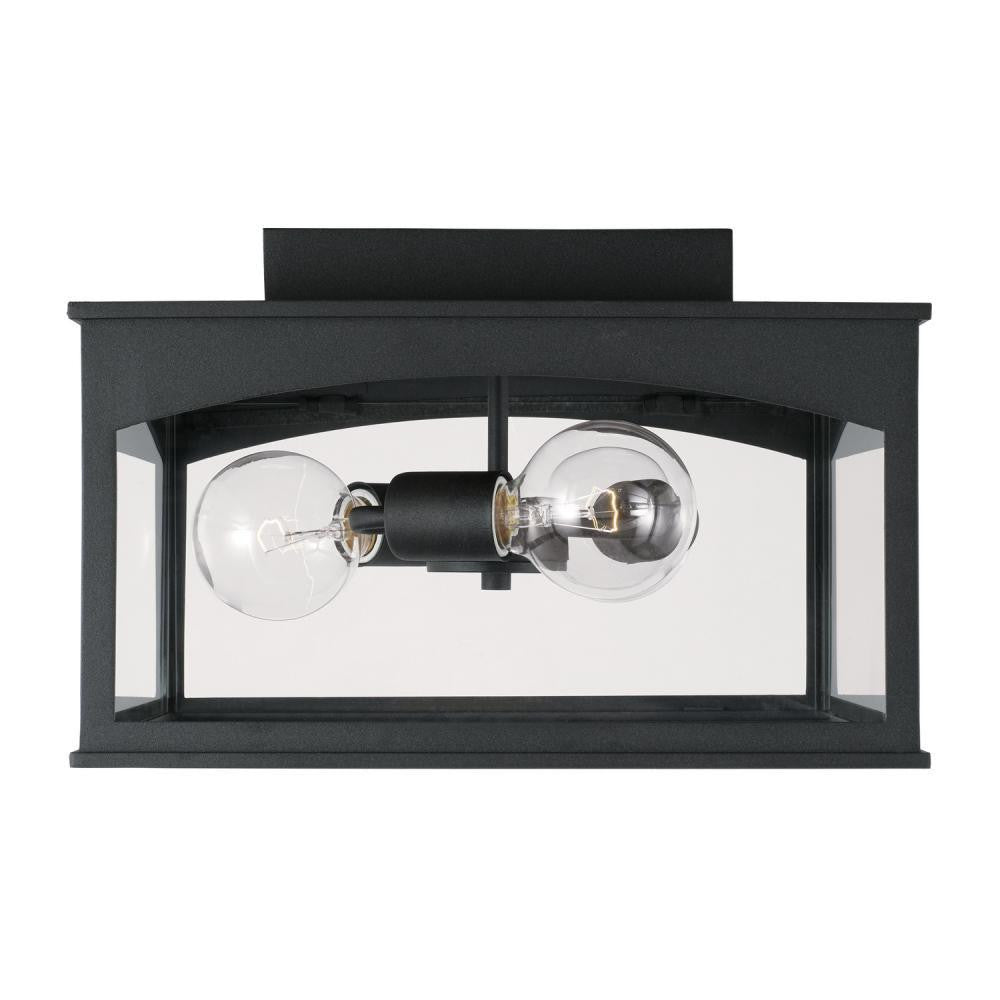 Capital Burton Outdoor Flush Mount Black