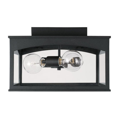 Capital Burton Outdoor Flush Mount Black