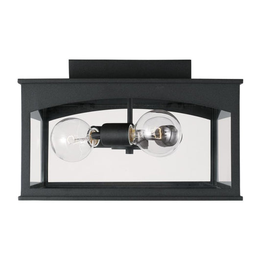 Capital Burton Outdoor Flush Mount Black