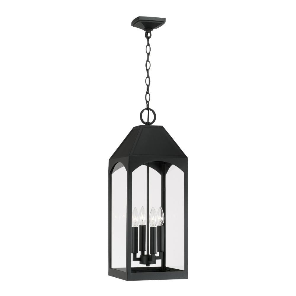 Capital Burton Outdoor Hanging Lantern Black