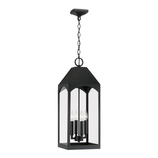Capital Burton Outdoor Hanging Lantern Black