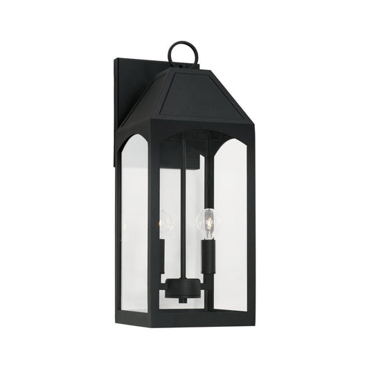 Capital Burton Outdoor Wall Lantern Black