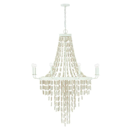 Capital Carissa Chandelier Organic White