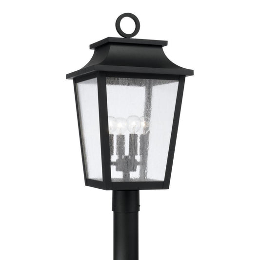 Capital Chandler Outdoor Post Lantern Black