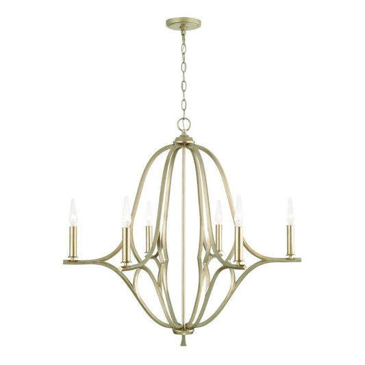 Capital Claire Chandelier Brushed Champagne