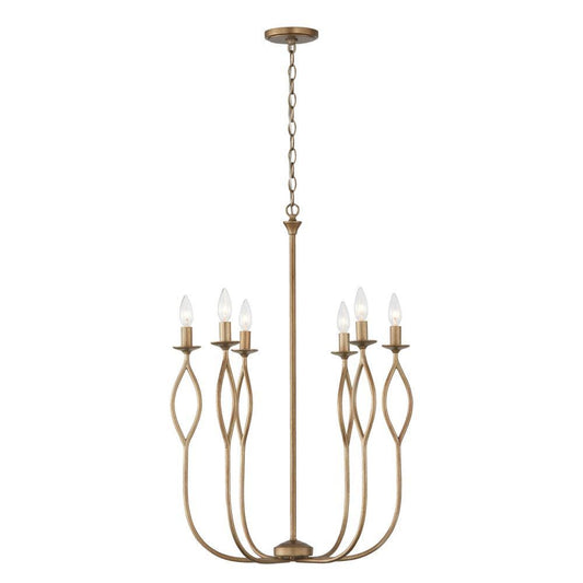 Capital Cohen Chandelier, Mystic Luster, 22"W Mystic Luster