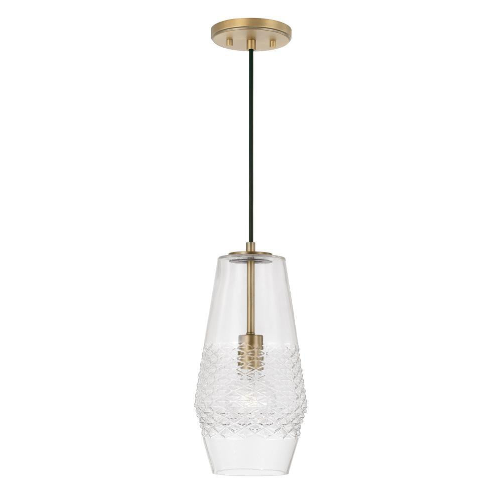 Dena Pendant - Aged Brass