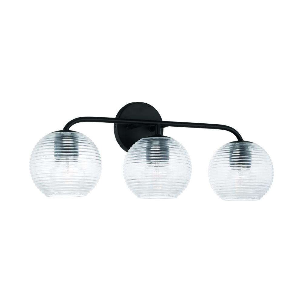 Capital Dolan Vanity Light Matte Black