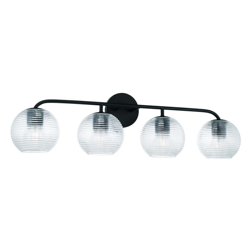 Capital Dolan Vanity Light Matte Black