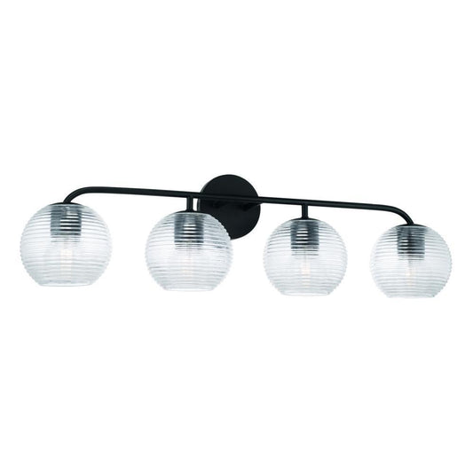 Capital Dolan Vanity Light Matte Black