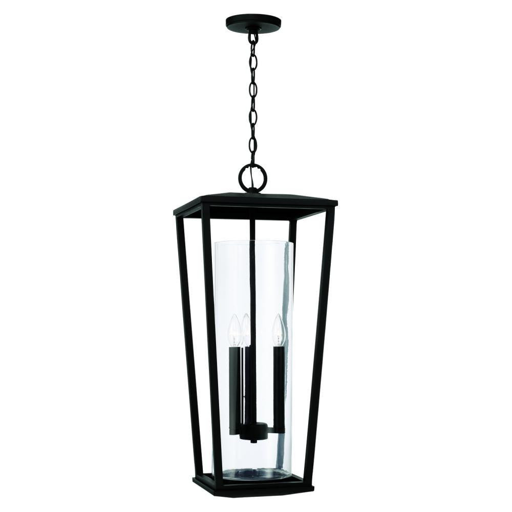 Capital Elliott Outdoor Hanging Lantern Black