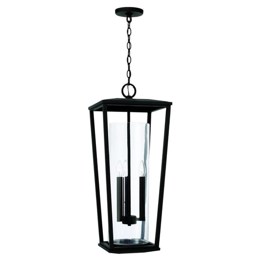 Capital Elliott Outdoor Hanging Lantern Black