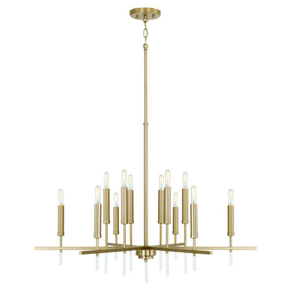 Capital Elora Chandelier Matte Brass