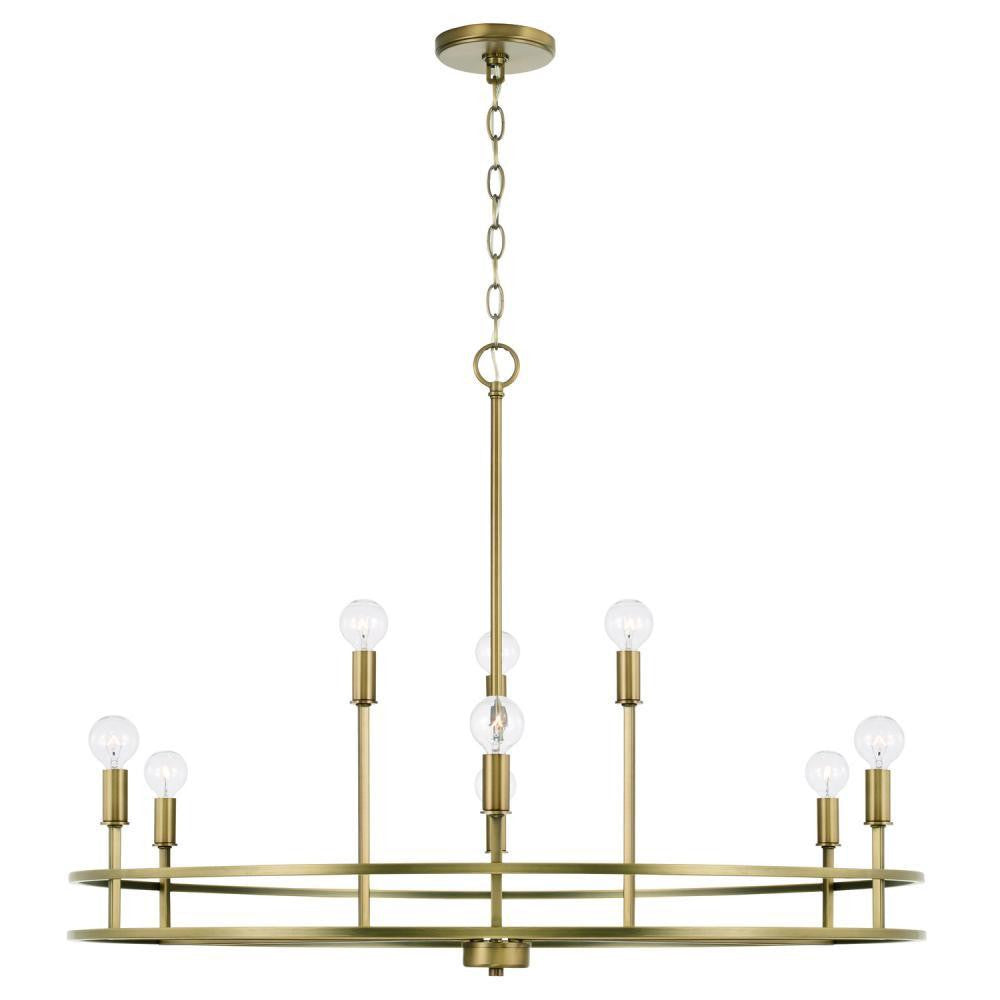 Capital Fuller Chandelier Aged Brass