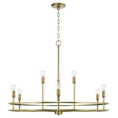 Capital Fuller Chandelier Aged Brass
