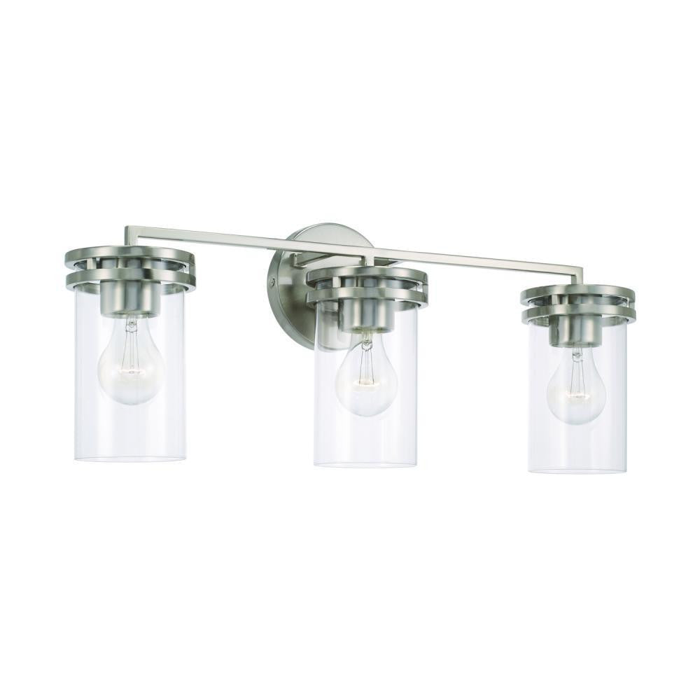 Capital Fuller Vanity Light Brushed Nickel