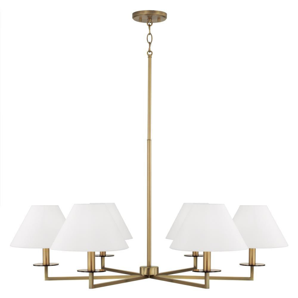 Capital Gilda Chandelier Aged Brass