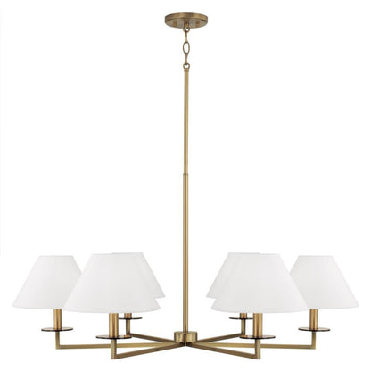 Capital Gilda Chandelier Aged Brass