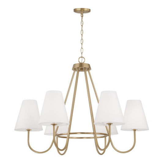 Capital Julia Chandelier Matte Brass