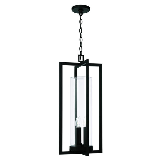 Capital Kent Outdoor Hanging Lantern Black