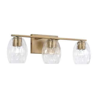 Capital Lucas Vanity Light Aged Brass