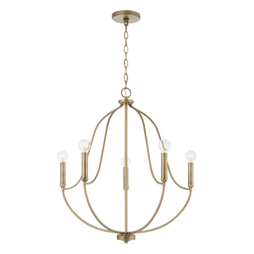 Capital Madison Chandelier Aged Brass