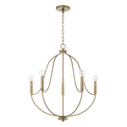 Capital Madison Chandelier Aged Brass