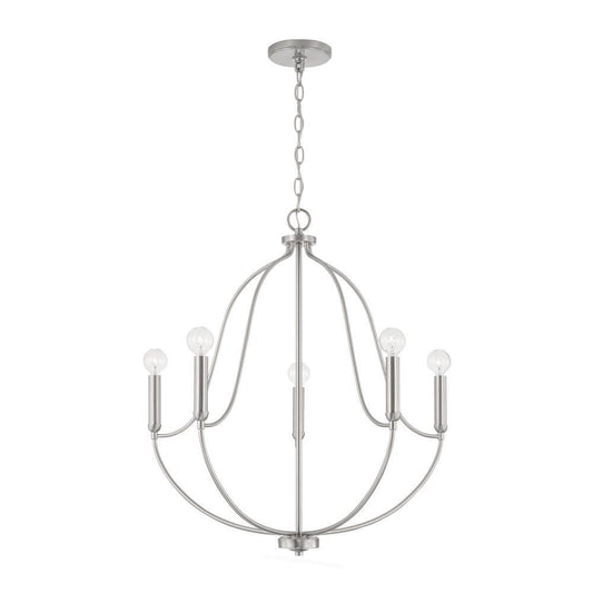Capital Madison Chandelier Brushed Nickel