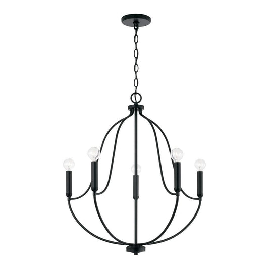 Capital Madison Chandelier Matte Black