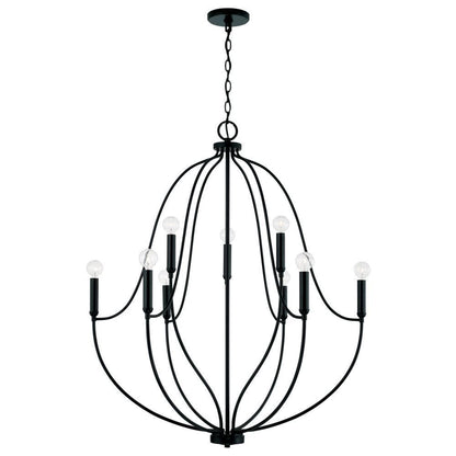 Capital Madison Chandelier Matte Black