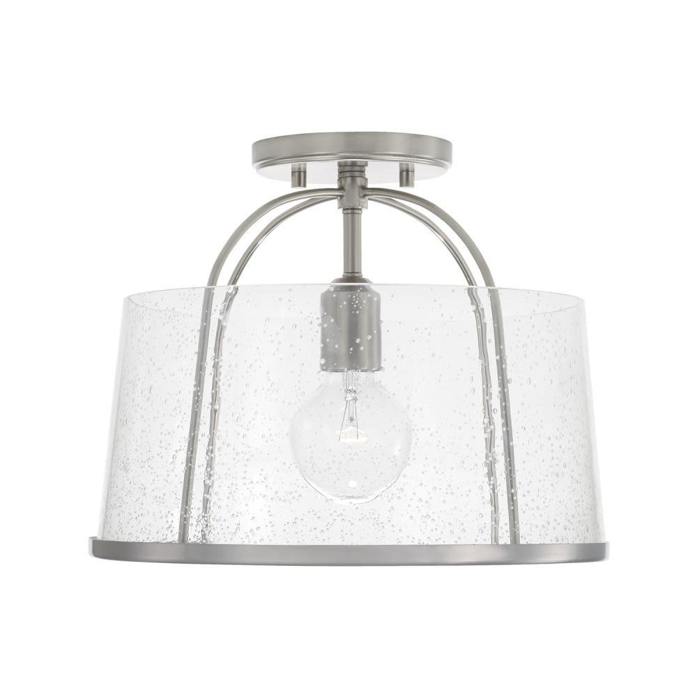 Capital Madison Semi-Flush Mount, Brushed Nickel