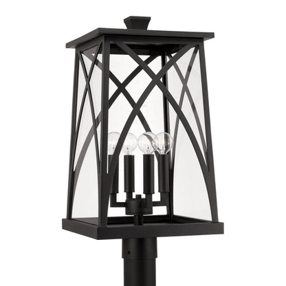 Marshall 4-Light Outdoor Post Lantern - Oiled Bronze