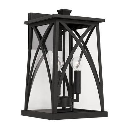 Capital Marshall Outdoor Wall Lantern Black