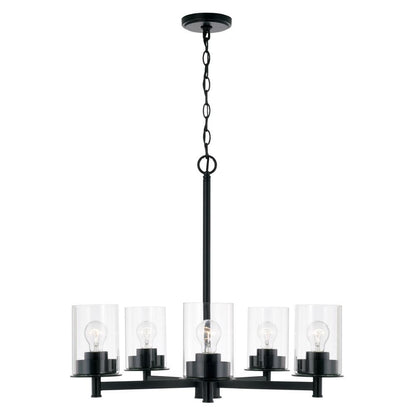 Capital Mason Chandelier Matte Black
