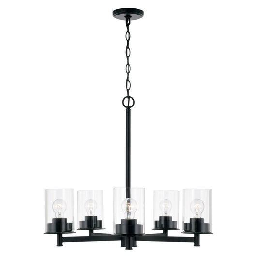Capital Mason Chandelier Matte Black