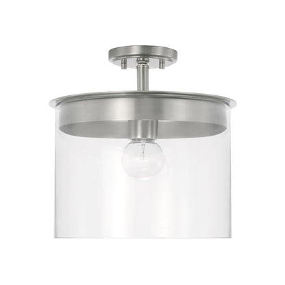 Mason Semi-Flush Mount - Brushed Nickel