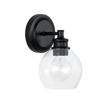 Mid Century Wall Sconce - Matte Black