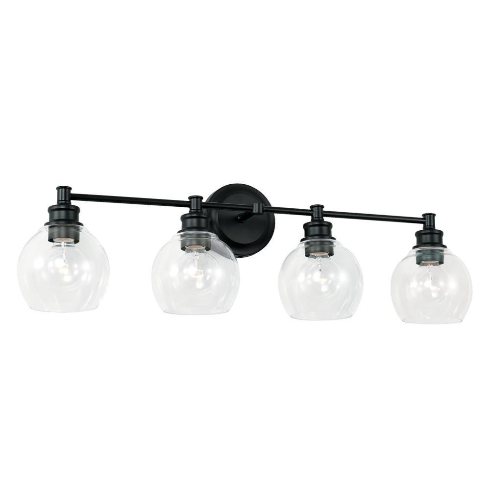 Capital Mid Century Vanity Light Matte Black